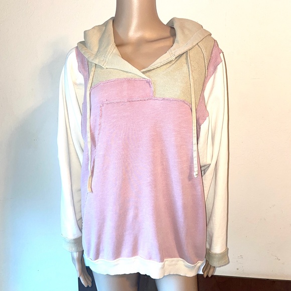 Anthropologie Saturday Sunday Oversized Hoodie Sz S - Picture 4 of 7